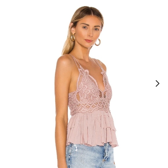 Free People NWT Adella Cami - Dusty Mauve - Size XS - Picture 2 of 12